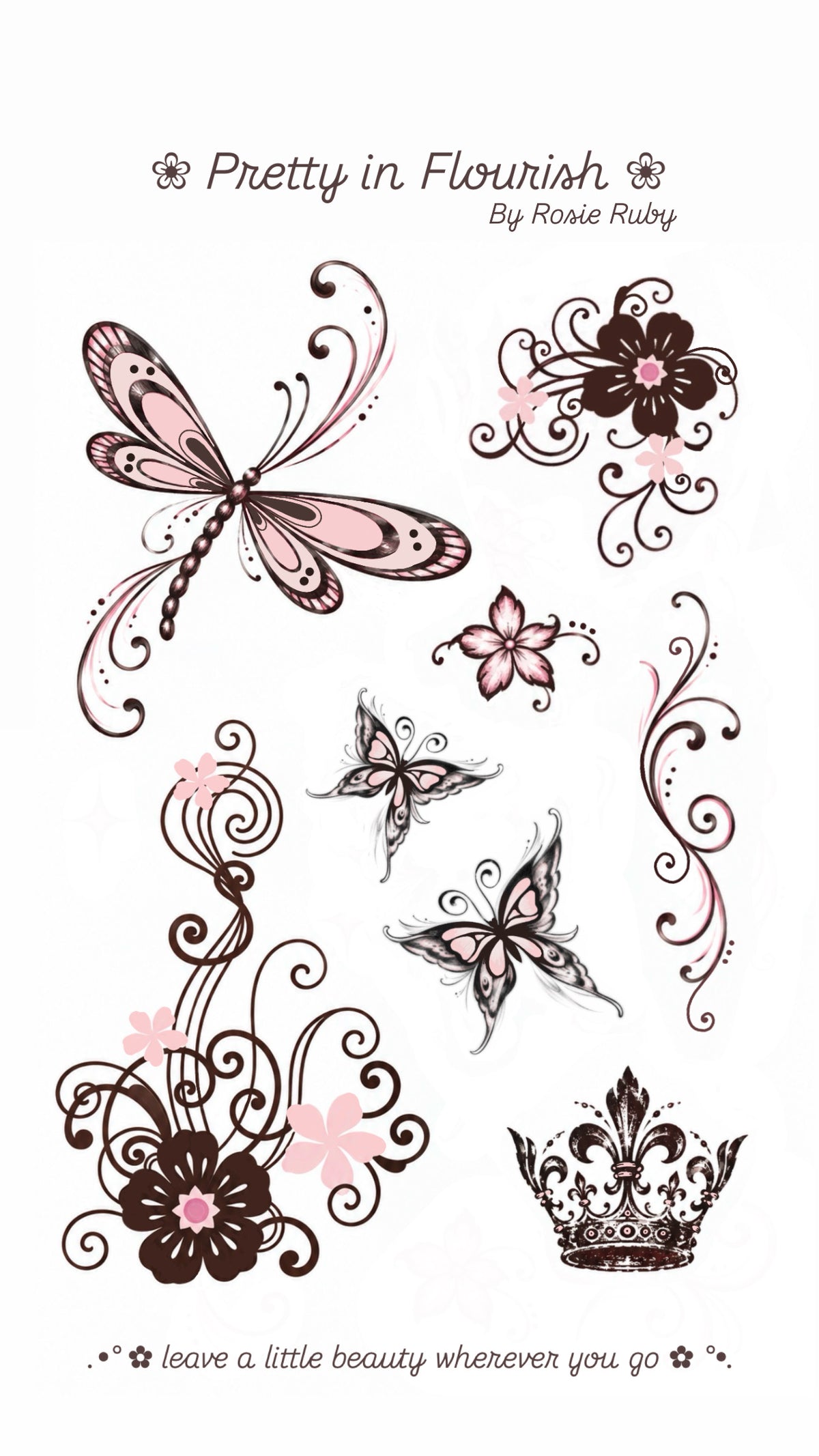 Pretty in Flourish Bundle Sheet ♡
