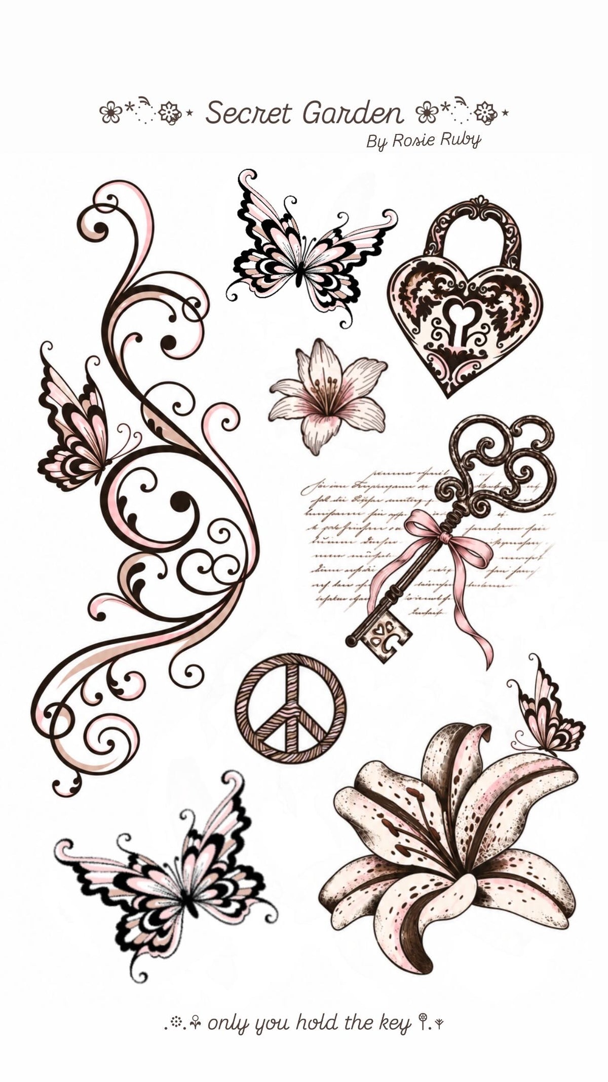 Secret Garden Bundle Sheet ♡