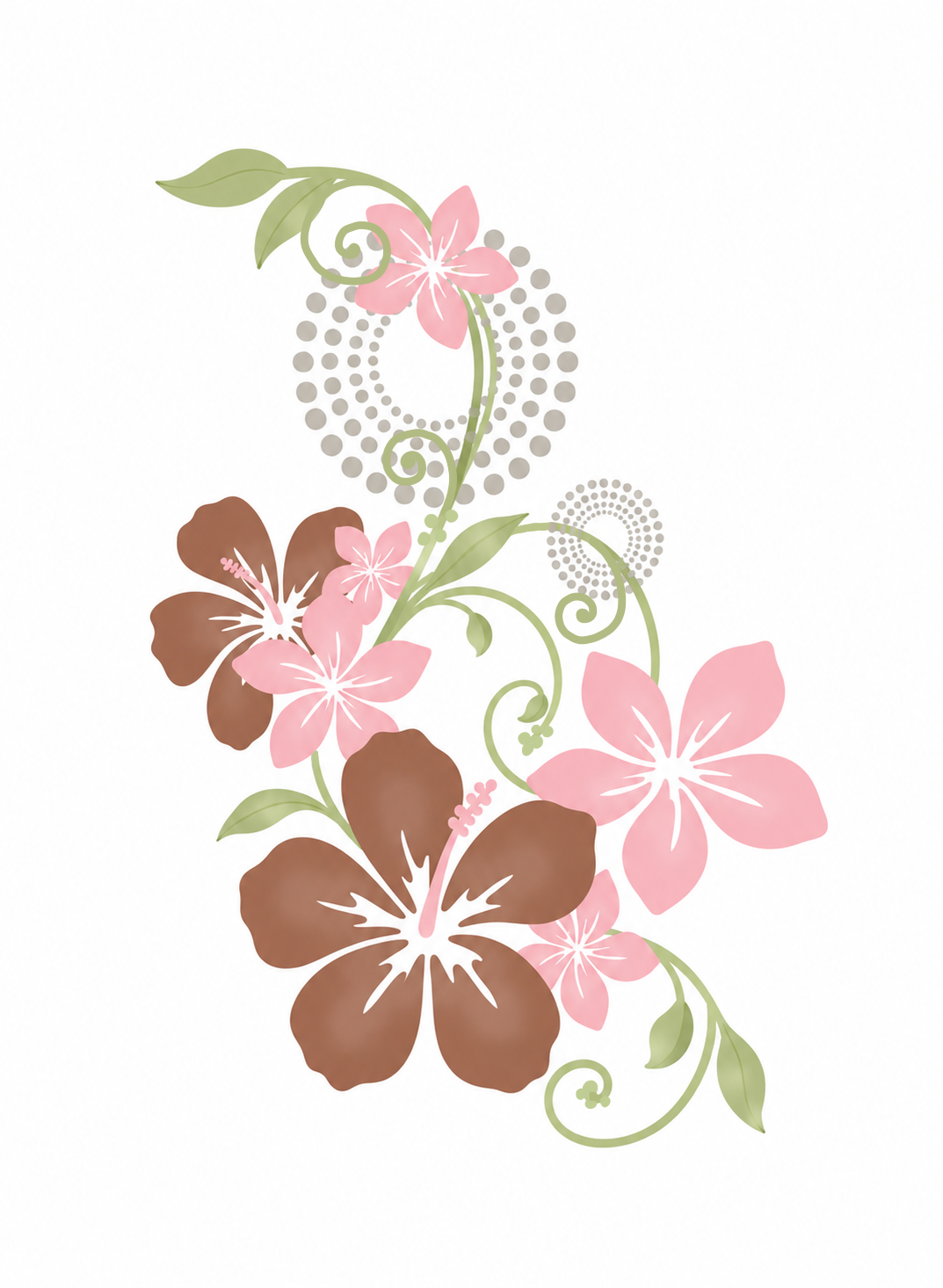 Blush Hibiscus Flourish